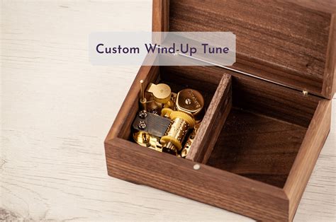 custom wind up metal tines music box|Wind up Custom Song Music Box .